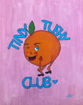 ORIGINAL - "Tiny Tushy Club" canvas