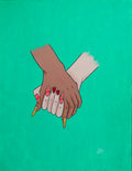 ORIGINAL "Thought Of You" on canvas board