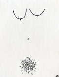 ORIGINAL "Bare" on canvas board