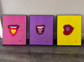 ORIGINAL "Sweet Tooth" Triptych (3 Painting Set)